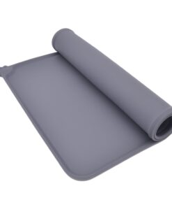 WQYK Pet Food Silicone Mat Waterproof Non-Slip Pet Feeding Mat, Pet Bowl Mat, Pet Feeding Tray for Cats and Dogs 14 51vgbO9Kg6L