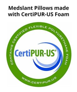 Acid Reflux Wedge Pillow. USA Made With Memory Foam Overlay And Removable Microfiber Cover "BIG" By Medslant. 31x28x7 Recommended Size For GERD & Other Sleep Issues. 1 Business Day Ship No Restock Fee 21 51vgfxF54NL