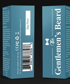 The Gentlemen's Beard Premium Bay Rum Beard Oil - Conditioner Softener - All Natural - Softens, Strengthens and Promotes Beard & Mustache Growth - Leave In Conditioner Moisturizes Skin 27 51viZqXBKiL