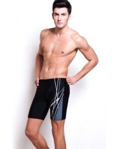 Ispeed Men's Fashion Jammer Swimsuit 32 Black 8 51vjDkeaeOL