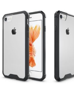 iPhone 7 Case, Hybrid Shock Modern Slim Grip Cell Phone Case for Apple iPhone 7 (2016) (Black) Black 7 51vmGE9KtL