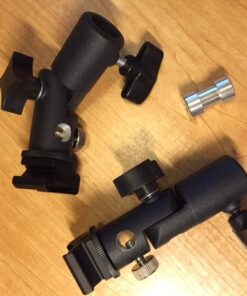 Neewer Universal E-Type Camera Flash Speedlite Mount Light Stand Bracket Umbrella Shoe Holder Compatible with Nikon Pentax Olympus and other Flashes with Standard Shoe Mount 37 51vnbSZriTL