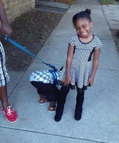 Toddler Leash & Harness for Child Safety - Keep Kids & Babies Close - Padded Shoulder Straps for Children's Comfort - Fits Toddlers w/ Chest Size 14-25.5 Inches - Kid Keeper by Mommy's Helper (Blue) 34 51vpKYRYzRL