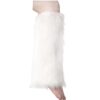 ELLITE Womens Faux Fur Warm Fuzzy White Black Coffee Rainbow Leg Warmers/Boot Sleeves/Boot Covers 25 51vwLCnrOML