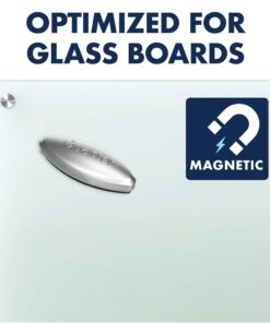 Quartet Glass Dry Erase White Board Eraser, Magnetic, Whiteboard Eraser, Silver (SFEB3) 12 51vxsPhV4JL