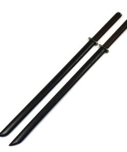 Ace Martial Arts Supply Leonardo Dual Ninja Swords with Back Carrying Scabbard 38 51vz2QCfLcL