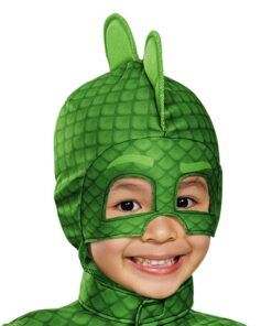Disguise Gekko Classic Toddler PJ Masks Costume, Large/4-6 Green Toddler Large (4-6) 19 51vzu7T3KaL