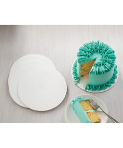 Wilton Cake Circle, 8in, White 21 51w 3GZR WL