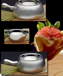 Alternative view of Bon Chef 5050SS Stainless Steel Induction Fondue Pot with Induction Bottom, 2-1/8 Quart Capacity, 6" Diameter x 4" Height