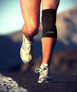 Doctor Developed Copper Knee Brace & Knee Compression Sleeve & Doctor Written Handbook -guaranteed relief for Arthritis, Tendonitis, Injury recovery, Knee support, Running & Weightlifting (Medium) Medium (Pack of 1) 15 51w1HhYR5eL