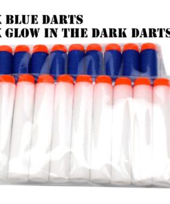 Tactical Vest Accessories Set for Nerf N-Strike Elite Series with 20 Refill Darts, 2 Quick Reload Clips, Wrist Ammo Holder, Safety Glasses, and Tube Mask 11 51w23v0H4EL