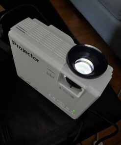 Updated Mini Projector with Bluetooth and Projector Screen, 9500Lumens Full HD 1080P Portable Video Projector, Home Theater Movie Projector Compatible with HDMI,USB,AV,Laptop,Smartphone 53 51w9oFNErvL