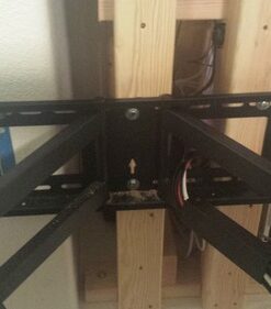 VideoSecu MW380B5 Full Motion Articulating TV Wall Mount Bracket for Most 37"-70" LED LCD UHD Plasma HDTV Up to 125 lbs with 684x400 600x400 400x400 150x100mm, Dual Arm Pulls Out Up to 14" AW9 89 51wAtpfbiEL