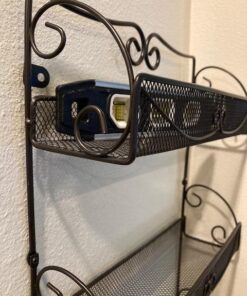 DecoBros 3 Tier Wall Mounted Spice Rack, Bronze 1-Pack 41 51wGaj1OGdL