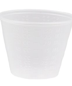 Healthstar Non-Sterile Graduated 1 ounce Clear Plastic Medicine Cups with Measurement Markings (100 Count) 100 Count 13 51wIF1KCg2L