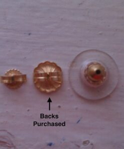 14K Gold Ear Locking Earring Backs 2 Parts 5 51wJVPI9XHL