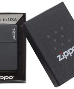 Zippo Matte Pocket Lighters Logo Black 25 51wMrjZzVUL