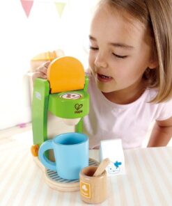 Hape Kid's Coffee Maker Wooden Play Kitchen Set with Accessories 21 51wOtgnDF8L