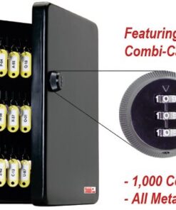 KeyGuard SL-9122 Key Cabinet, 122 Hook, Black Finish 3 Dial 8 51wRbdoYRFL