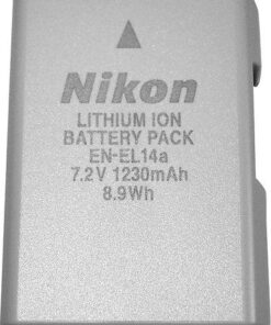 Nikon 27126 EN-EL 14A Rechargeable Li-Ion Battery (Grey) 30 51wSUorN7L