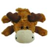 KONG Cozie Marvin Moose, Indoor Cuddle Squeaky Plush Dog Toy for Medium Dogs, Brown, 1 29 51wXbH4lobL