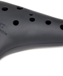 Alternative view of Night By Noble Plastic Ocarina Alto C Tone Black Rubber Finish