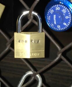 Master Lock 140D Padlock, 1 Pack, Brass 25 51wgDzn8guL