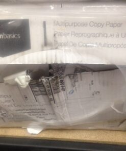 Amazon Basics Multipurpose Copy Printer Paper, 8.5" x 11", 20 lb, 10 Reams, 5000 Sheets, 92 Bright, White 10 Reams | 5000 Sheets 23 51wsD30SqhL