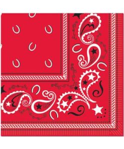 Western Bandana Luncheon Napkins (Pack of 3)