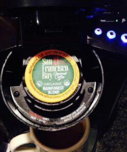 San Francisco Bay Compostable Coffee Pods - Organic Rainforest Blend (120 Ct) K Cup Compatible including Keurig 2.0, Medium Dark Roast 120 Count (Pack of 1) 28 51wvankgNML