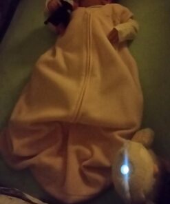 HALO Sleepsack Micro-Fleece Wearable Blanket, TOG 1.0, Soft Pink, Medium Medium (Pack of 1) 20 51x2DibLTrL