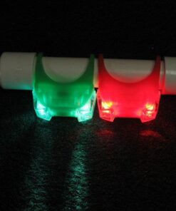 Bright Eyes Green & Red Portable Marine LED Boating Lights - Boat Bow or Stern Safety Lights - Water-resistant 29 51x5xG 9FrL