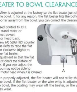 New Metro KA-TH Original Beater Blade Works w/ KitchenAid 4.5 - 5 Qt Tilt-Head Stand Mixers, Grey 21 51x6KsY7WcL
