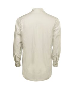 Alternative view of SOLOTIMES Men’s Scottish Jacobite Ghillie Kilt Highland Shirt Long Sleeve Lace Up Medieval Renaissance Pirate Costume Large Beige