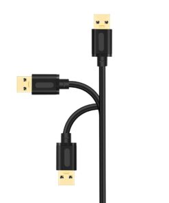 Jelly Tang USB 3.0 A to A Male Cable 6Ft,USB to USB Cable USB Male to Male Cable USB Cord with Gold-Plated Connector for Hard Drive Enclosures, DVD Player, Laptop Cooler (6Ft/1.8M) 6 Ft 9 51xAMspCtML