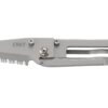 COLUMBIA RIVER KNIFE & TOOL K.I.S.S. EDC Folding Pocket Knife: Compact Everyday Carry, Dual Grind Tanto, Serrated Frame Lock, Skeletonized Handle, Pocket Money Clip 5510 Gray - Serrated 32 51xANVUX6PL