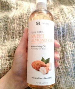 Sports Research Sweet Almond Oil by SR Naturals ~ 100% Natural Oil for Hair, Skin, Scalp and Aromatherapy (16oz) 16 Fl Oz (Pack of 1) 25 51xD20OnE3L