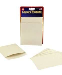 Hygloss Products Manila Library Pockets – Self Adhesive Pocket Envelopes – 4.5 x 3.5 Inches, White, 40 Pack Self-Adhesive 11 51xEI1k4xpL