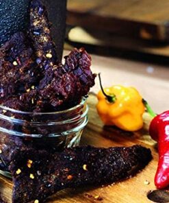 INFERNO X Carolina Reaper Beef Jerky – With Jurassic jerky’s special Blend of spices and the famous Carolina Reaper Pepper, the World’s Hottest Pepper! Amazing taste, MSG-free, no preservatives meat snack. Can You Handle The HEAT? (3 OZ bag) 14 51xElkTkcL
