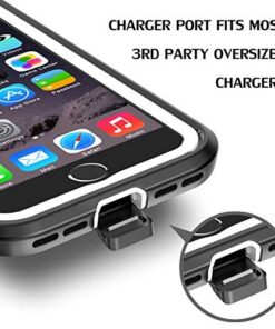 ImpactStrong iPhone 7/8 Case, Ultra Protective Case with Built-in Clear Screen Protector Full Body Cover for iPhone 7 2016 /iPhone 8 2017 (White) White 16 51xIjMOFdYL