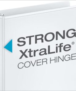 Cardinal Economy 3 Ring Binder, 3 Inch, Presentation View, White, Holds 625 Sheets, Nonstick, PVC Free, 4 Pack of Binders (00430) 3-Inch 11 51xJQcX131L
