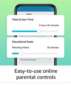 Amazon Fire HD 8 Kids tablet, ages 3-7. Top-selling 8" kids tablet on Amazon - 2022 | ad-free content with parental controls included, 13-hr battery, 32 GB, Blue 13 51xLYmyP7PL