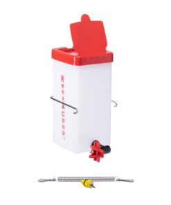 RentACoop 32oz(1L) Drinker Plus 2 Versatile Nipples - Suitable for Chicks, Quail, Pigeons, Doves, and Other Smaller Birds - 1 Pack Pack of 1 22 51xNW9A4ODL