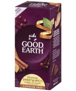 Good Earth Herbal Tea, Sweet & Spicy, Caffeine Free, Packaging May Vary, 18 Count, Pack of 6 Caffeine Free Herbal Black Tea 18 Count (Pack of 6) 21 51xQ3etePjL