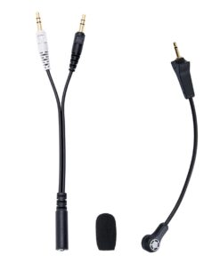 AudioTechnica ATH-G1 Premium Gaming Headset with Kanto H1 Stand (Black) 17 51xXuD6QqUL