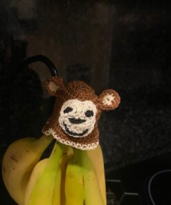 Nana Hats | Keep Bananas Fresher For Longer | As Seen on Shark Tank | Includes Standard Size BPA-Free Silicone Cap With Magnet | Monkey 15 51xZb4CkadL