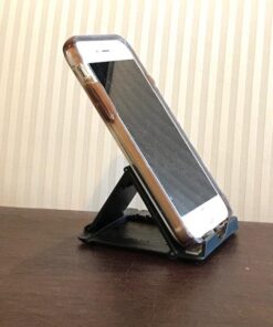 MoKo Phone/Tablet Stand, Foldable Tablet Holder Fits with iPhone 15/Pro/Plus/Pro Max, iPhone 12/12 pro Max/11/Xs Max, iPad Pro 11, iPad Air 4/Mini 6 2021, iPad 9th 10.2", Black Small Size 63 51xaldLZQL