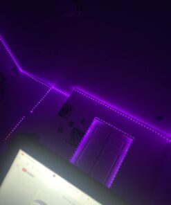 Tenmiro Led Strip Lights 130ft (2 Rolls of 65ft) Smart Light Strips with App Control RGB Led Lights for Bedroom,Music Sync Color Changing Lights for Room Party 27 51xe38WFlEL