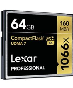 Alternative view of Lexar Professional 1066x 64GB CompactFlash Card, Up to 160MB/s Read, for Professional Photographer, Videographer, Enthusiast (LCF64GCRBNA1066) Single