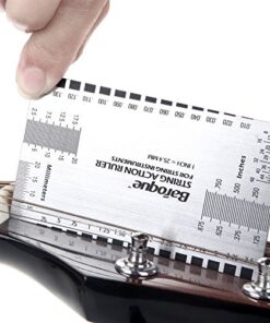 String Action Ruler Gauge Tool for Electric Bass and Acoustic Guitar 11 51xh QeoiQL